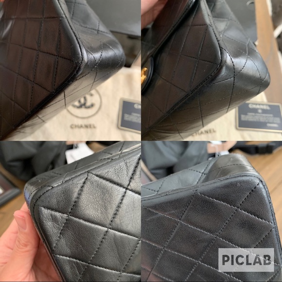 ❌SOLD❌ Chanel Vintage Square Flap Bag - Picture 4 of 8